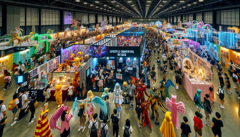 Families and cosplayers at Gen Con 2026 — Indiana Convention Center, Indianapolis, Indiana