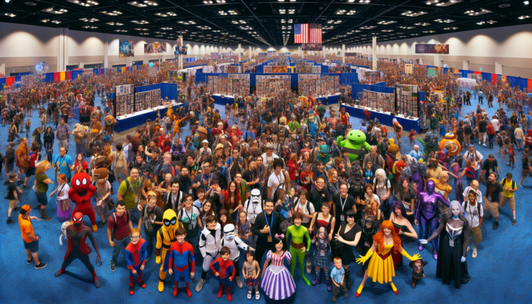 Families and cosplayers at MegaCon Orlando 2026 — Orange County Convention Center, Orlando, Florida